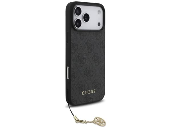 Guess 4G Charms Collection MagSafe case for iPhone 17 Pro Max - black