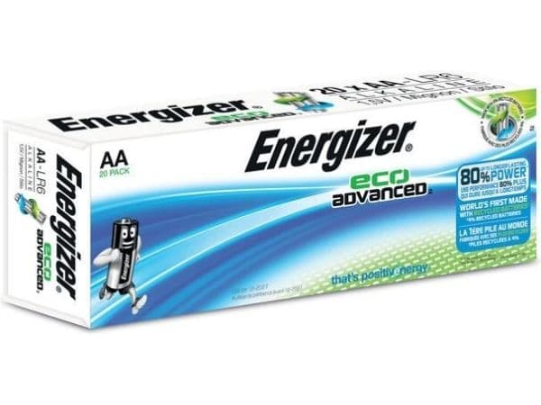 Batterier Energizer Alkaline Max Plus AAA, pakke a 20 stk.