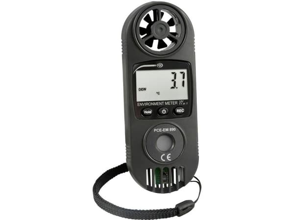 PCE Instruments PCE-EM 890 anemometer 0,4 til 30 m/s