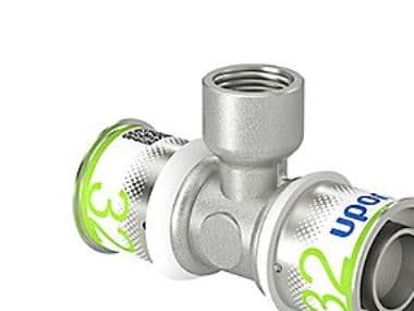 UPONOR S-PRESS PLUS tee reduceret m/muffe 32x1/2 "FT-32