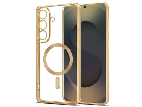 Tech-Protect MagFlex Case for Samsung Galaxy S26+ - Transparent Gold