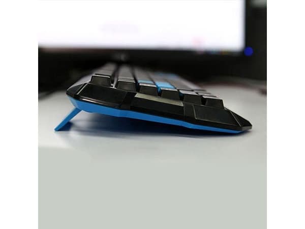 E-Blue polygon kablet USB-tastatur (EOL), svart