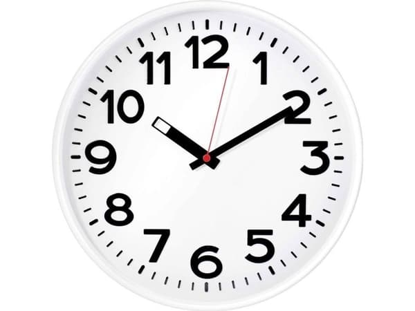 Mocco EUROTIME 82321 kvarts klocka vit