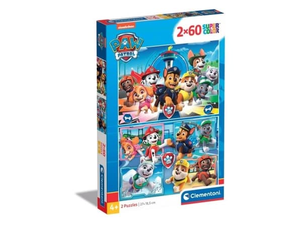 Clementoni Pussel 2x60 bitar Paw Patrol