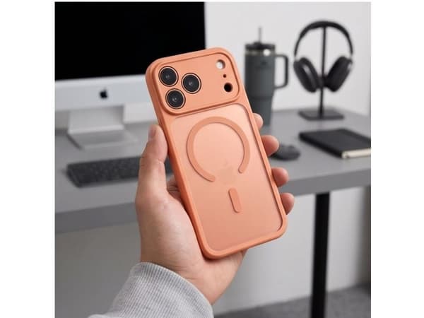 Tech-Protect BasicMag MagSafe case for iPhone 17 Pro / 18 Pro - matte orange