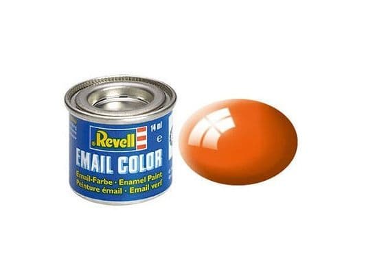Emalj 14 ml, orange, blank