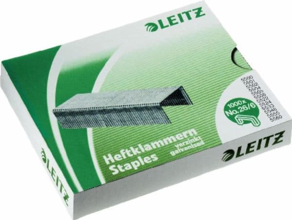 Leitz 26/6 - Häftklamrar (paket om 1000)