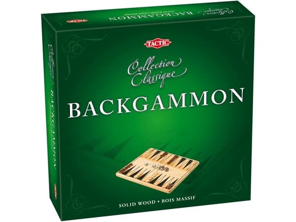 Tactic Rustic Backgammon board game