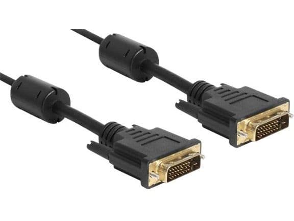 DeLOCK - DVI-kaapeli - DVI-D (han) til DVI-D (han) - 1 m - lajittelu