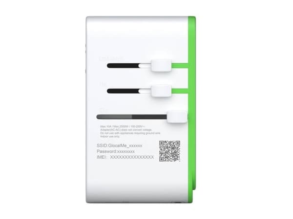 Adapter Roamplug med hotspot 4G/LTE Wi-Fi GlocalMe Cloud SIM