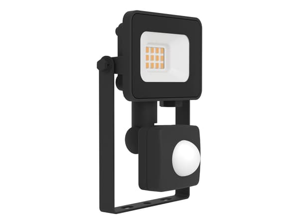 EGLO RISACCA-E LED-valonheitin ulkona mustana