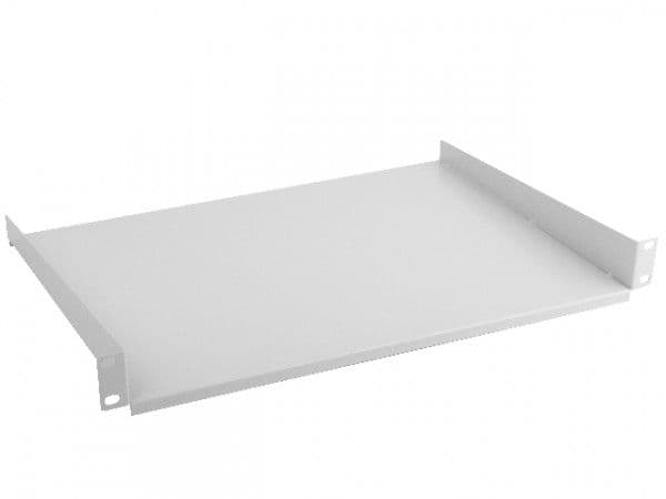 Lanberg - Rack-hylle - RAL 7035, grå - 1U - 19"