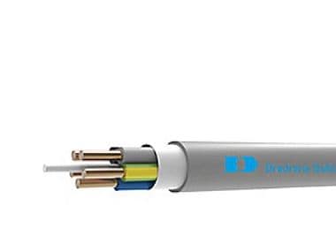 Nexans DK-FXQ EASY 5G6 installationskabel grå, 500 m trumma, halogenfri, Dca
