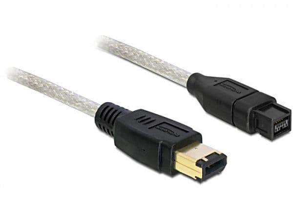 DeLOCK - IEEE 1394 kaapeli - FireWire 800 (han) til 6-PIN FireWire (han) - 3 m