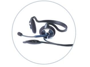 Labtec Stereo 442 - Headset - montering bakom nacken - kabelansluten