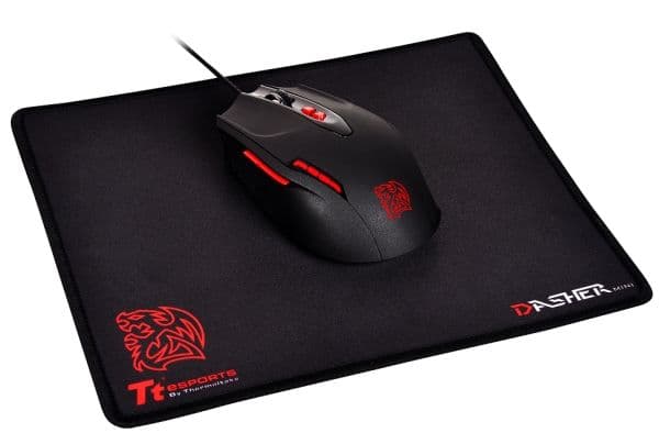 Thermaltake DASHER 2016, Sort, Monokromatisk, Musematte til gaming