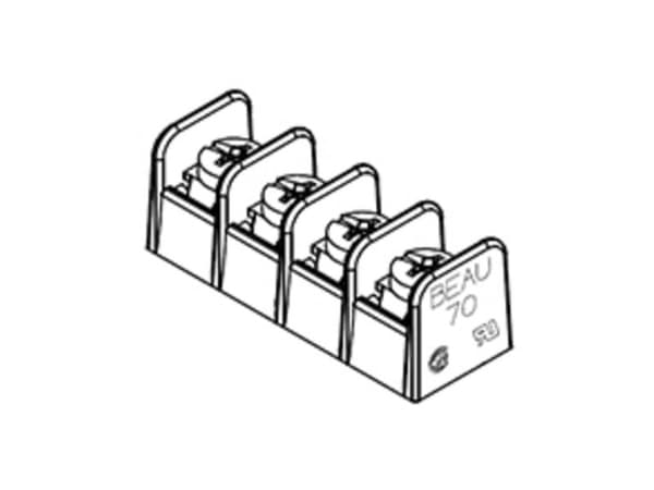 Molex PCB kopplingsplint Poltal 6 480 st