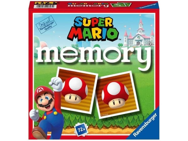 Ravensburger Grand memory - Super Mario - muistipeli - 72 palaa