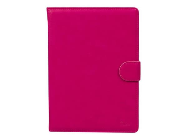 Riva Case Orly 3017 - Vikbart fodral för surfplatta - polyuretanläder - rosa - 10.1"