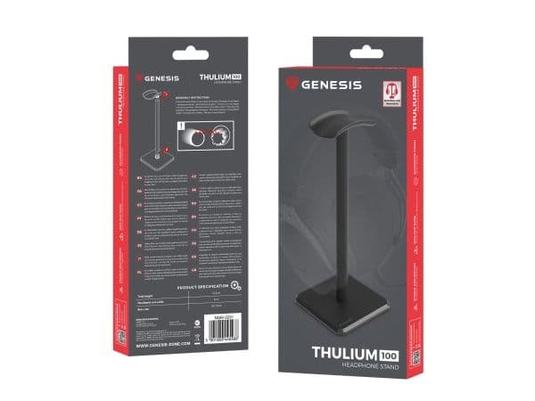 GENESIS THULIUM 100 KUULOKETELINE MUSTA