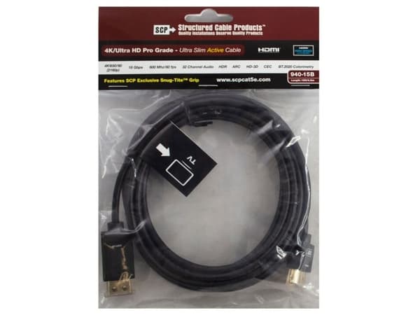 SCP ULTRA SLIM HDMI 18GBPS, 4.5 METER