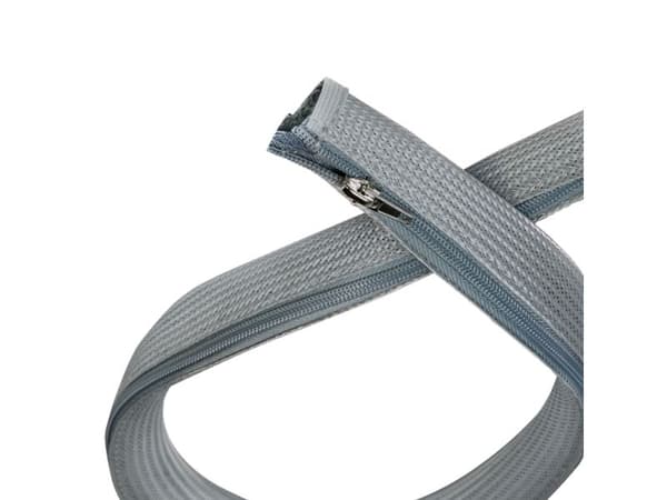 LogiLink KAB0071, Kabelstyring, Grå, Polyester, Ridseresistent, Varmeresistent, 1000 m, 30 mm