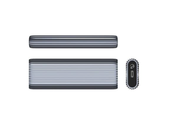 Orico AM2C3-G2 M.2 NVME USB-C 3.2 diskstasjon - grå