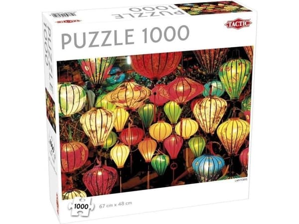 Tactic Lanterns 1000 pcs, 1000 stykker, Kunst, 9 år