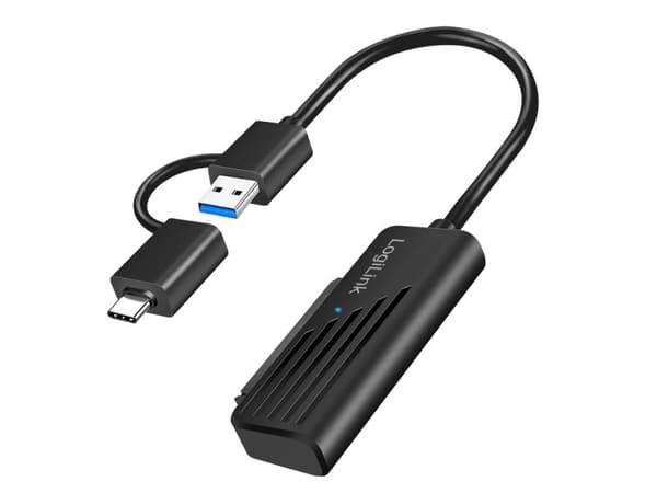 LogiLink-sovitin USB3.0/AM->SATA 2.5'' HDD/SSD-asemalle