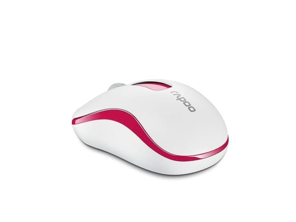 Rapoo M10 Plus, Molempikätinen, Optinen, Langaton RF, 1000 DPI, Punainen
