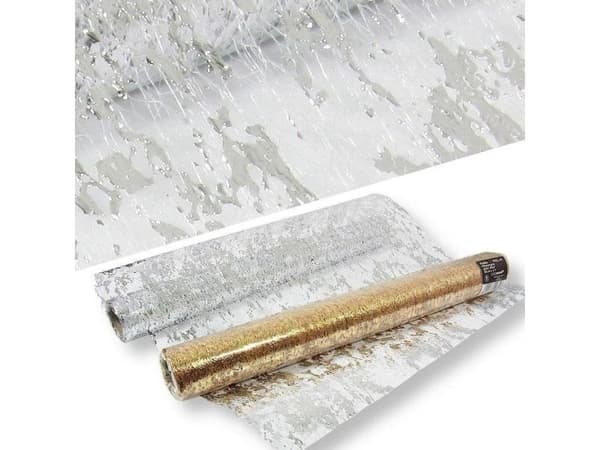 Dekorativ rulle guld + silver