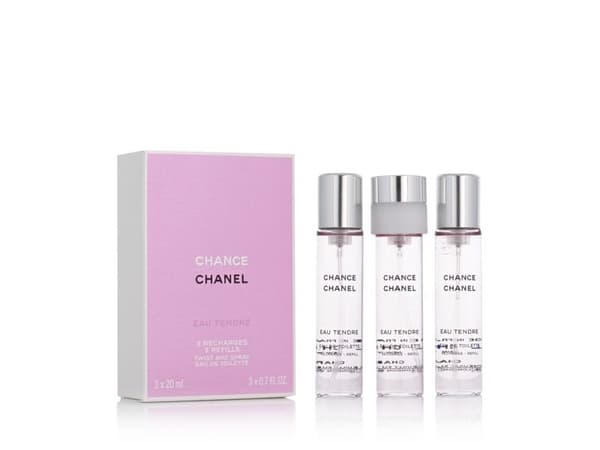 Chanel Chance Eau Tendre EDT - refill m 3 x 20 ml
