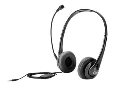 HP - Hodesett - on-ear - kablet - black jack