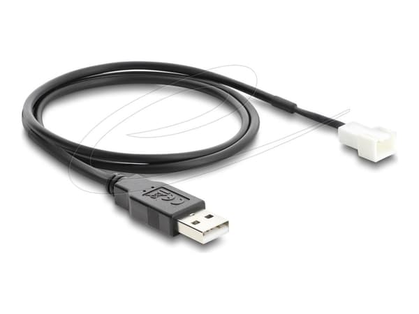 DeLOCK 91229, 0,7 m, USB A, Molex (3-pin), 5 V