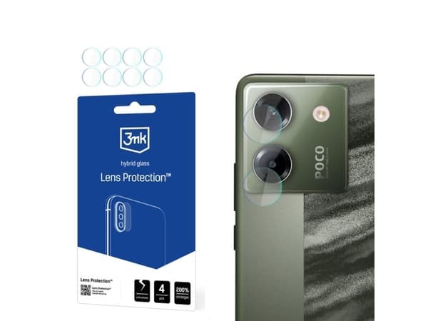 3MK Linssi Protect POCO M7 Pro 5G:lle 4kpl 4kpl