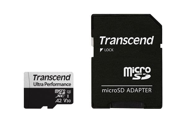 Transcend 340S - Flashminnekort - 128 GB - A2 / Video Class V30 / UHS-I U3 / Class10 - microSDXC
