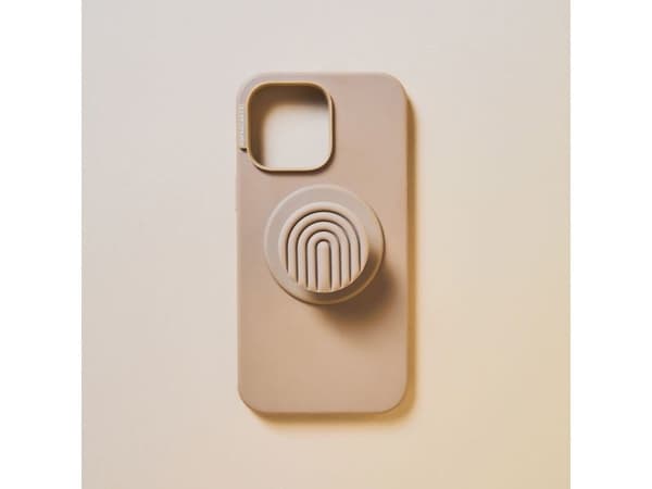 PopSockets 807320, Grep, Beige, Ingen mønster, Apple, iPhone 12+, 1 stykker