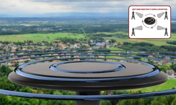RTV-antenne Opticum RED EAGLE Dynamic UFO – aktiv, allsidig