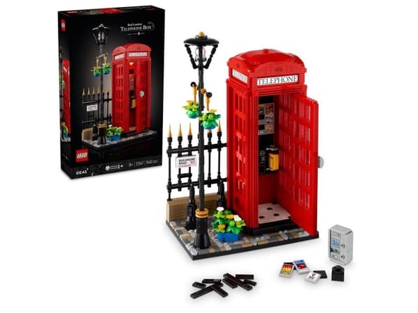 LEGO Ideas Punainen Lontoon puhelinkoppi (21347)