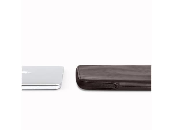 Tech-Protect fleece-laptoptväska 13-14" - brun