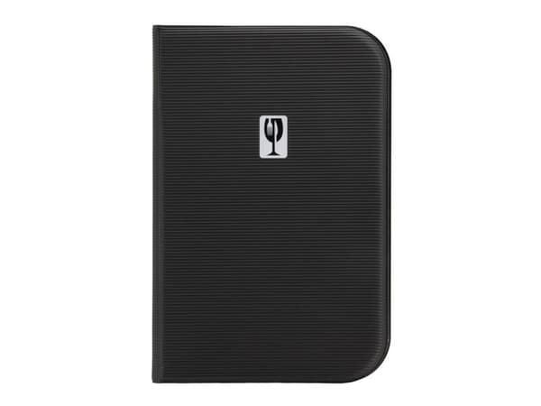 Securit® A5 ESSENTIAL menuomslag i sort