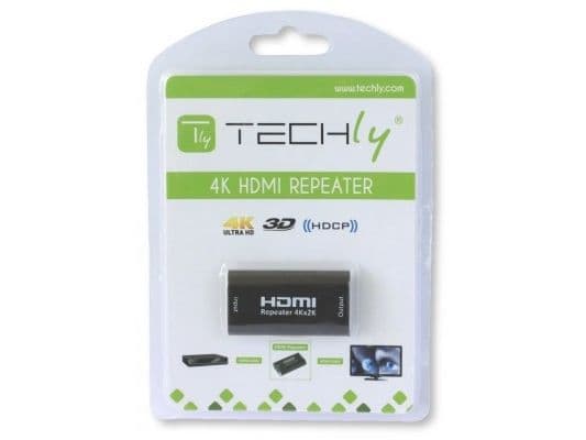 TECHly HDMI 2.0 4K Repeater YUV 4:4:4 - Forsterker - opp til 40 m