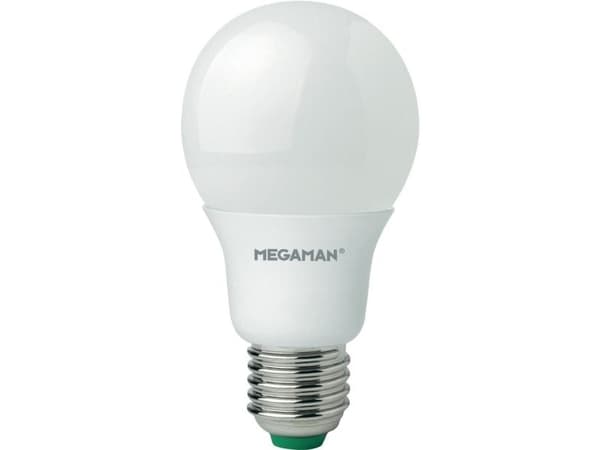 Megaman Led Grow Light 115mm 230v E27 6.5w Warm White Incandescent Shape 1pc