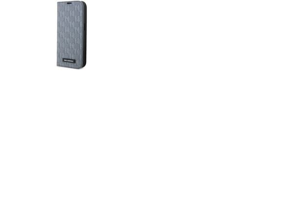 Karl Lagerfeld KLBKP14LSAKLHPG iPhone 14 Pro 6.1" bookcase silver/silver Saffiano Monogram
