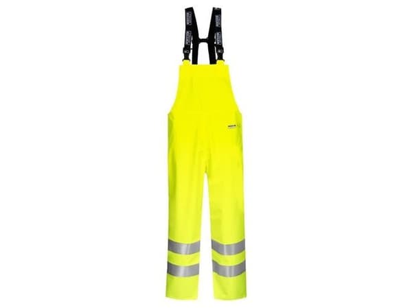 HiViz regnoverall gul størrelse XL