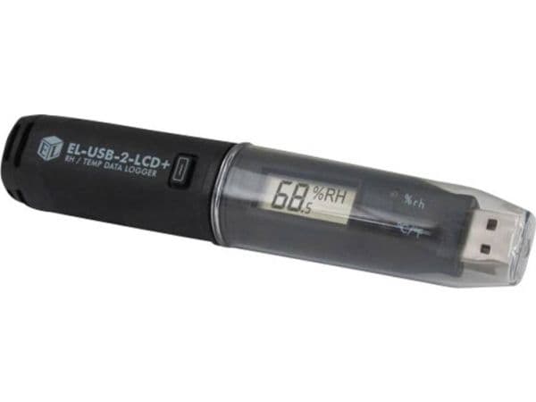 Lascar Electronics EL-USB-2-LCD+ Multi-datalogger mål temperatur, luftfuktighet -35 til 80 °C 0 til 100 % RF
