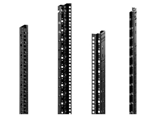 Rittal 5302.104, Rackskinne, Sort, Stål, 47U, VX IT, 48,3 cm (19")