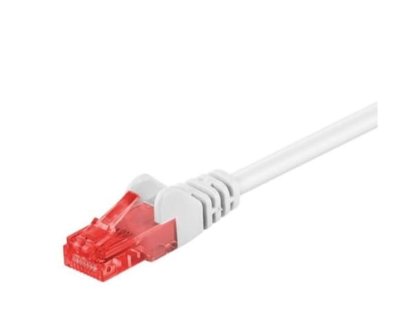 Goobay CAT 6-2000 UTP White 20m, 20 m