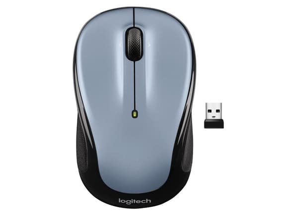 Logitech M325s, Molempikätinen, Optinen, Langaton RF, 1000 DPI, Musta, Harmaa