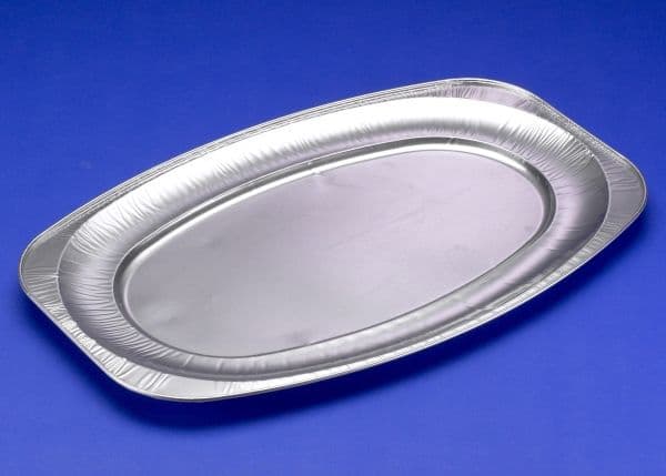 Serveringsfat, Plus Pack, rektangulär 548 x 359 x 22 mm, aluminium, large, förpackning med 10 st